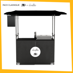 Pack premium - Dinettes x Beer Up System - stand mobile avec tireuse professionnelle