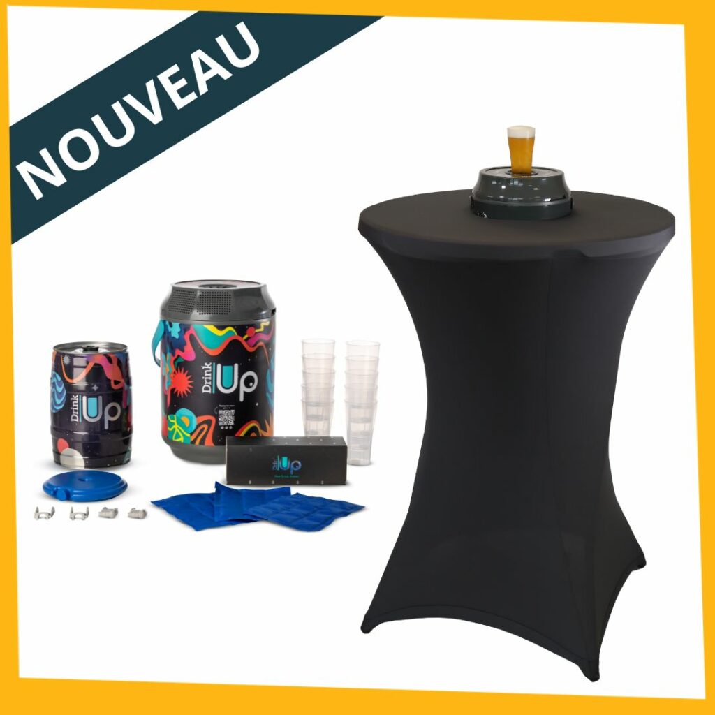 DRINK UP - Tireuse à Bière Portable 5L - Boissons Fraîches 20h Sans électricité - Compatible Cocktails, Bières, Sodas